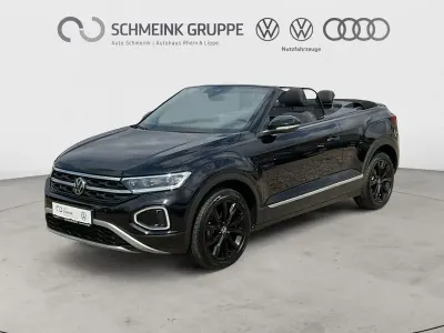 Gebraucht VW T-Roc Cabriolet Style 110 PS (80 kW) 2024 Schwarz Cabrio