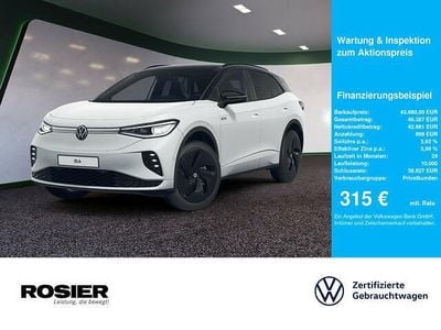 Gebraucht VW ID.4 GTX 219 kW (299 PS) 2023 Weiss / gletscherweiss (metallic) SUV