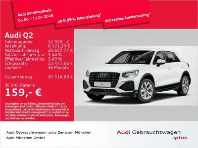 Gebraucht Audi Q2 Advanced Plus 150 PS (110 kW) 2025 Gletscherweiß metallic SUV