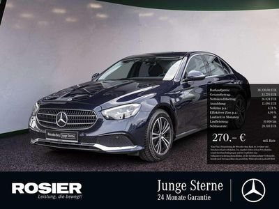 Usata Mercedes E200 Avantgarde 197 CV (144 kW) 2022 Blu Berlina