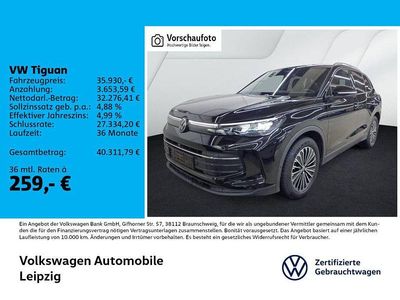 Gebraucht VW Tiguan Goal 150 PS (110 kW) 2025 Schwarz SUV
