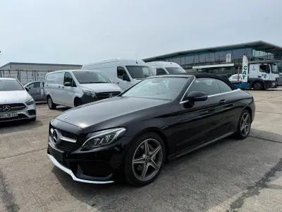 Gebraucht Mercedes C200 AMG 184 PS (135 kW) 2017 Schwarz Cabrio