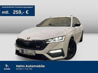Gebraucht Skoda Octavia RS 200 PS (147 kW) 2022 Moonweiss metallic Kombi