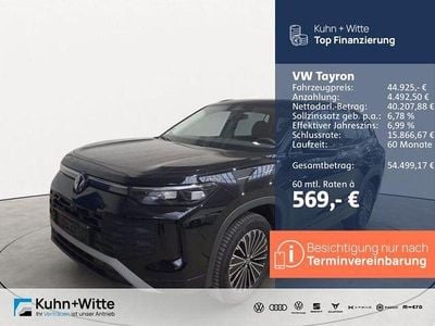 Schwarz Gebraucht 2025 VW Tayron Life SUV | 44.925 € (Superpreis)