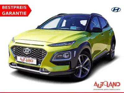 Gebraucht Hyundai Kona Premium 120 PS (88 kW) 2019 Acid yellow SUV