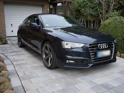 Usata Audi A5 S-Line 190 CV (139 kW) 2015 Blu Coupé
