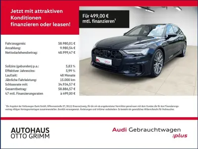 Usata Audi S6 Sport 344 CV (253 kW) 2024 Blu Station wagon