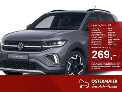 Neu VW T-Cross R-line 116 PS (85 kW) 2025 Rauchgrau SUV