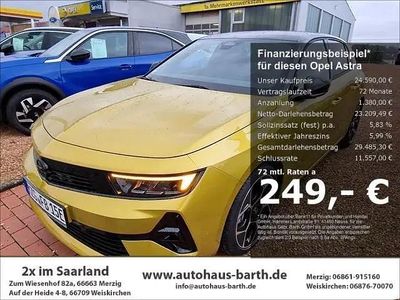 Usata Opel Astra GS Line 181 CV (133 kW) 2022 Giallo Berlina