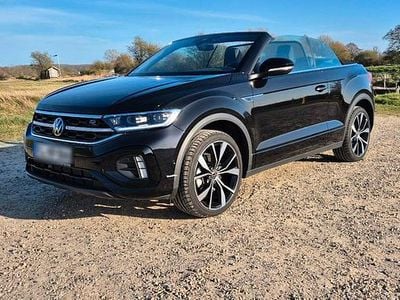 Gebraucht VW T-Roc Cabriolet R-line 150 PS (110 kW) 2024 Schwarz Cabrio