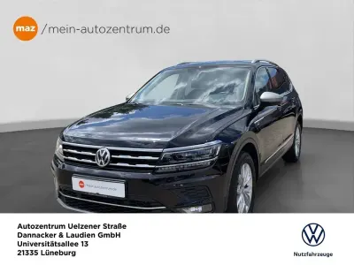 Gebraucht VW Tiguan Allspace Highline 150 PS (110 kW) 2021 Deep black perleffekt SUV
