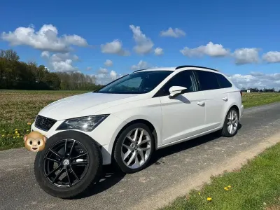 Brugt Seat Leon ST FR 150 HK (110 kW) 2015 Hvid Stationcar
