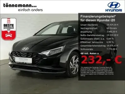 Gebraucht Hyundai i20 Trend 101 PS (74 kW) 2025 Schwarz Limousine