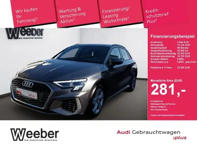 Brugt Audi A3 S-Line 204 HK (150 kW) 2022 Grå Sedan
