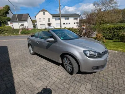 Gebraucht VW Golf Cabriolet 105 PS (77 kW) 2012 Silber Cabrio