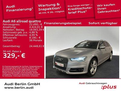 Florettsilber metallic Gebraucht 2018 Audi A6 Allroad Design Kombi | 22.490 € (Fairer Preis)