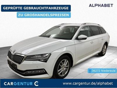 Gebraucht Skoda Superb Style 150 PS (110 kW) 2021 Moon weiss perleffekt Kombi