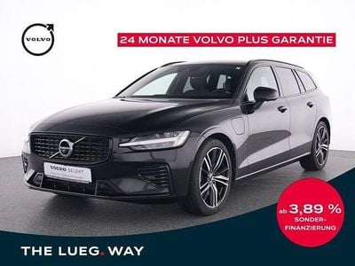 Gebraucht Volvo V60 R-Design 341 PS (250 kW) 2021 Schwarz onyx black / metallic Kombi
