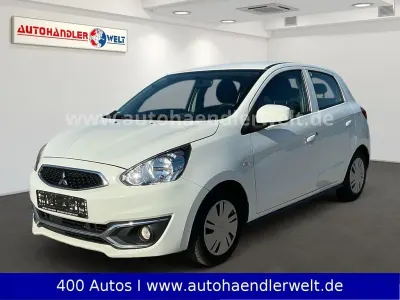 Gebraucht Mitsubishi Space Star Basis 71 PS (52 kW) 2017 Weiß Kleinwagen