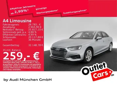 Second-hand Audi A4 Advanced 204 CP (150 kW) 2023 Argintiu Berlinǎ