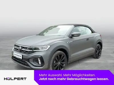 Gebraucht VW T-Roc Cabriolet R-line Edition 150 PS (110 kW) 2023 Indiumgrau  matt/schwarz Cabrio