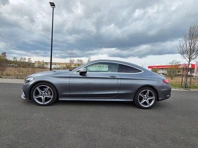 Usata Mercedes C220 AMG line 170 CV (125 kW) 2017 Grigio Coupé