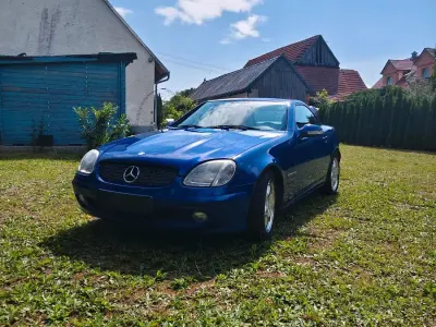 Gebraucht Mercedes SLK200 163 PS (119 kW) 2001 Blau Cabrio