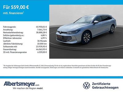 Nuova VW Passat Business 150 CV (110 kW) 2025 Argento Berlina