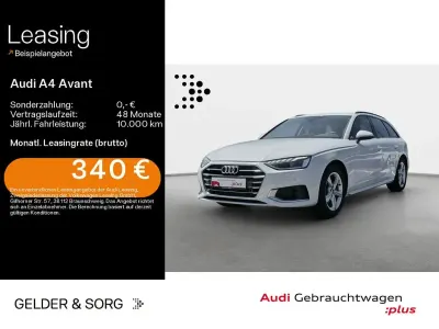 Gebraucht Audi A4 Advanced Plus 150 PS (110 kW) 2024 Gletscherweiß metallic Kombi