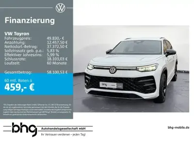 Brugt VW Tayron R-line 193 HK (141 kW) 2025 Hvid SUV