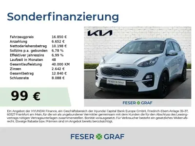 Gebraucht Kia Sportage Comfort 177 PS (130 kW) 2020 Weiß SUV