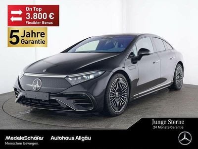 Lack obsidianschwarz Gebraucht 2023 Mercedes EQS580 AMG Limousine | 84.960 € (Etwas zu teuer)