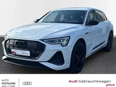 Gebraucht Audi Q8 e-tron S-Line 300 kW (408 PS) 2023 Weiß SUV