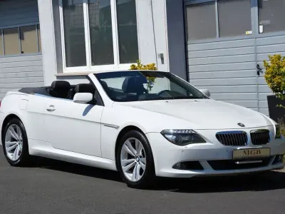 Gebraucht BMW 650 Cabriolet Sport Line 367 PS (269 kW) 2009 Weiß Cabrio