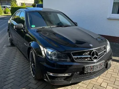 Brugt Mercedes C63 AMG AMG 487 HK (358 kW) 2012 Sort Sedan