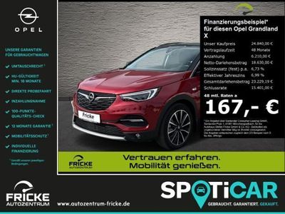 gebraucht Opel Grandland X Ultimate Plugin+Leder+LED+AHK+Navi+Denon