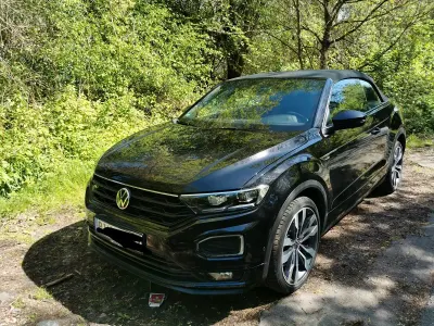 Gebraucht VW T-Roc Cabriolet R 150 PS (110 kW) 2021 Schwarz Cabrio