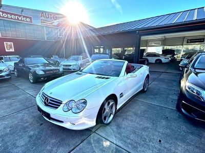 gebraucht Mercedes SL350 *Original*Weiss/Rot*Scheckheft