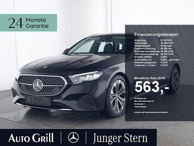 Gebraucht Mercedes E220 197 PS (144 kW) 2023 Obsidianschwarz metallic Kombi