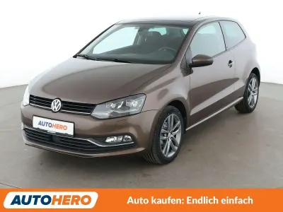 Gebraucht VW Polo Allstar 90 PS (66 kW) 2016 Braun Kleinwagen