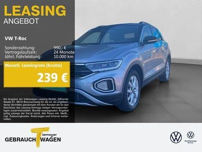 Gebraucht VW T-Roc Goal 150 PS (110 kW) 2025 Silber SUV