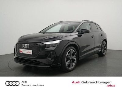 Gebraucht Audi Q4 e-tron S-Line 125 kW (170 PS) 2023 Schwarz SUV