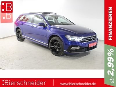 Blau Gebraucht 2021 VW Passat R-line Kombi | 32.980 €