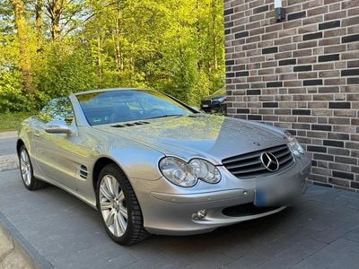 Usata Mercedes SL350 245 CV (180 kW) 2003 Argento Cabrio