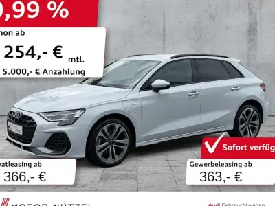 Gebraucht Audi A3 S-Line 204 PS (150 kW) 2025 Gletscherweiß metallic Limousine