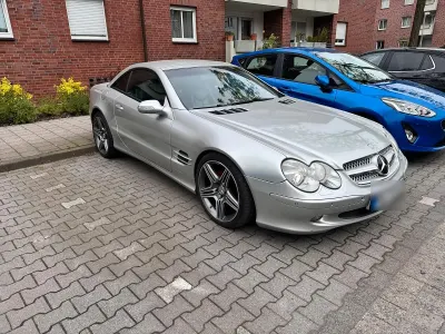 Gebraucht Mercedes SL500 306 PS (225 kW) 2002 Silber Cabrio