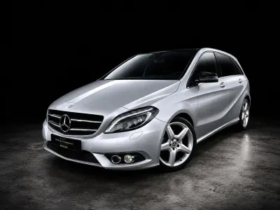 Gebraucht Mercedes B200 AMG 156 PS (114 kW) 2012 Silber Kleinwagen