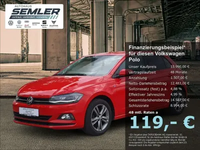 Gebraucht VW Polo Join 95 PS (69 kW) 2018 Rot Kleinwagen