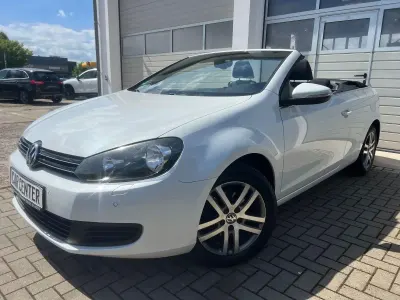 Gebraucht VW Golf Cabriolet 105 PS (77 kW) 2012 Weiß Cabrio
