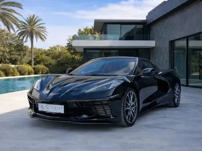 Nowe Corvette Stingray 481 KM (353 kW) 2025 Czarny Kabriolet